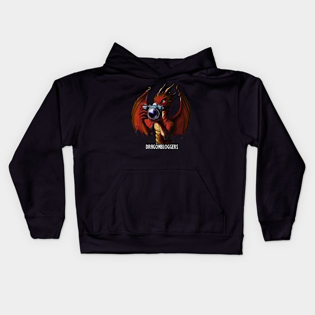 Ready Camera Action Red Dragon Kids Hoodie by Shopping Dragons